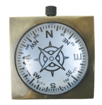 Кварцевые часы, античная латунь, D: 5cm, 6x6x5cm Sea Club